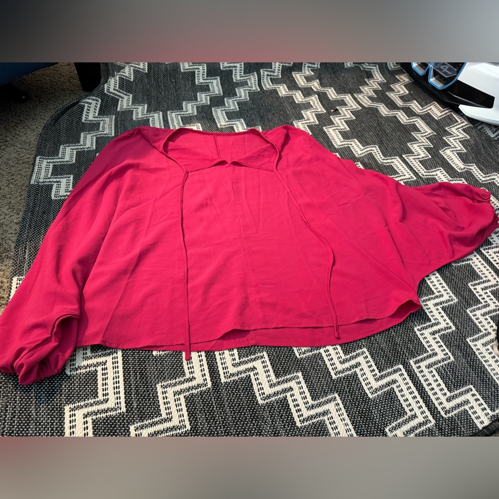 Pink Batsleeve Blouse